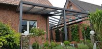 Terrassendach als Hauseckvariante mit VSG